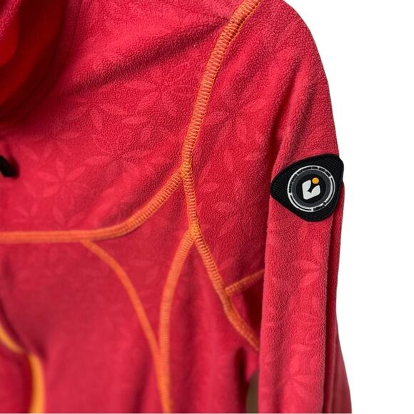 Killtec Fleece Full Zip Hoodie, GorpCore. Outdoor, Athleisure, Active, Poppy, 10 - Picture 5 of 11